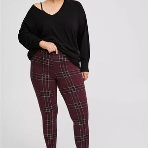 Torrid plaid leggings